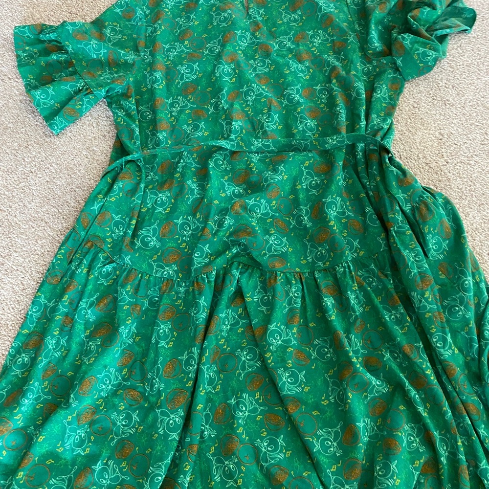 Disney dress shop NWT orange bird retro midi dress size 1x.  5h - Picture 3 of 9